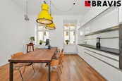 Prodej krásného bytu 3+1/ 4+kk, 129 m2, ulice Sokolská, Brno - Veveří, balkón, sklep, cena 100000 CZK / m2, nabízí BRAVIS reality